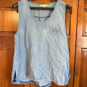 Denim Sleeveless Top
